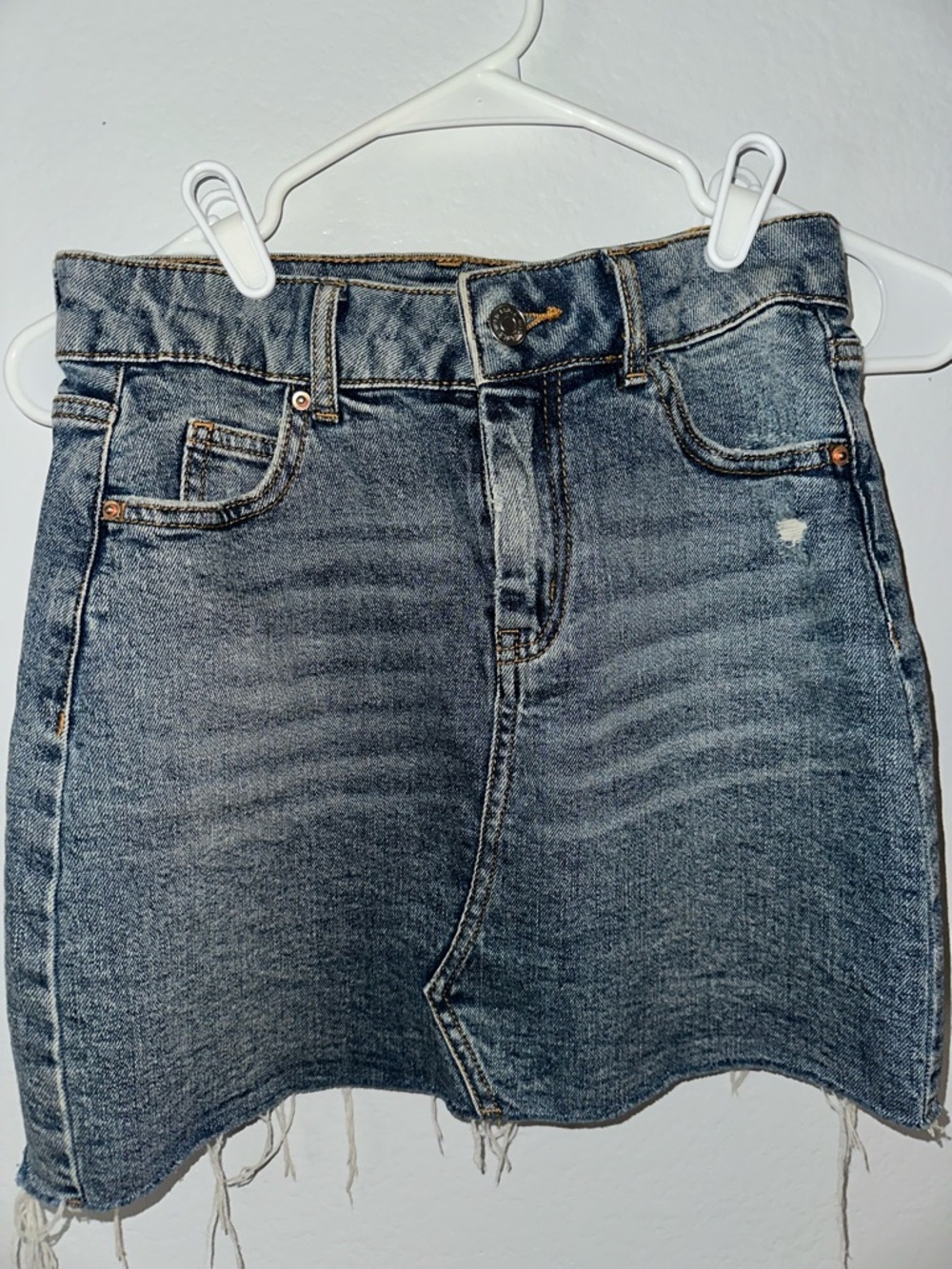 wild fable Blue Denim Midi Skirt